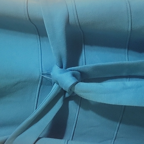 Calvin Klein Women's Blue Sleeveless Belted Midi Dress Size 6 - Picture 8 of 15